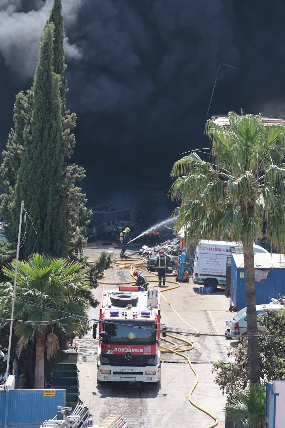 La imagen ha desatado la alerta entre los malagueños, que han realizado multitud de llamadas a los servicios de emergencias