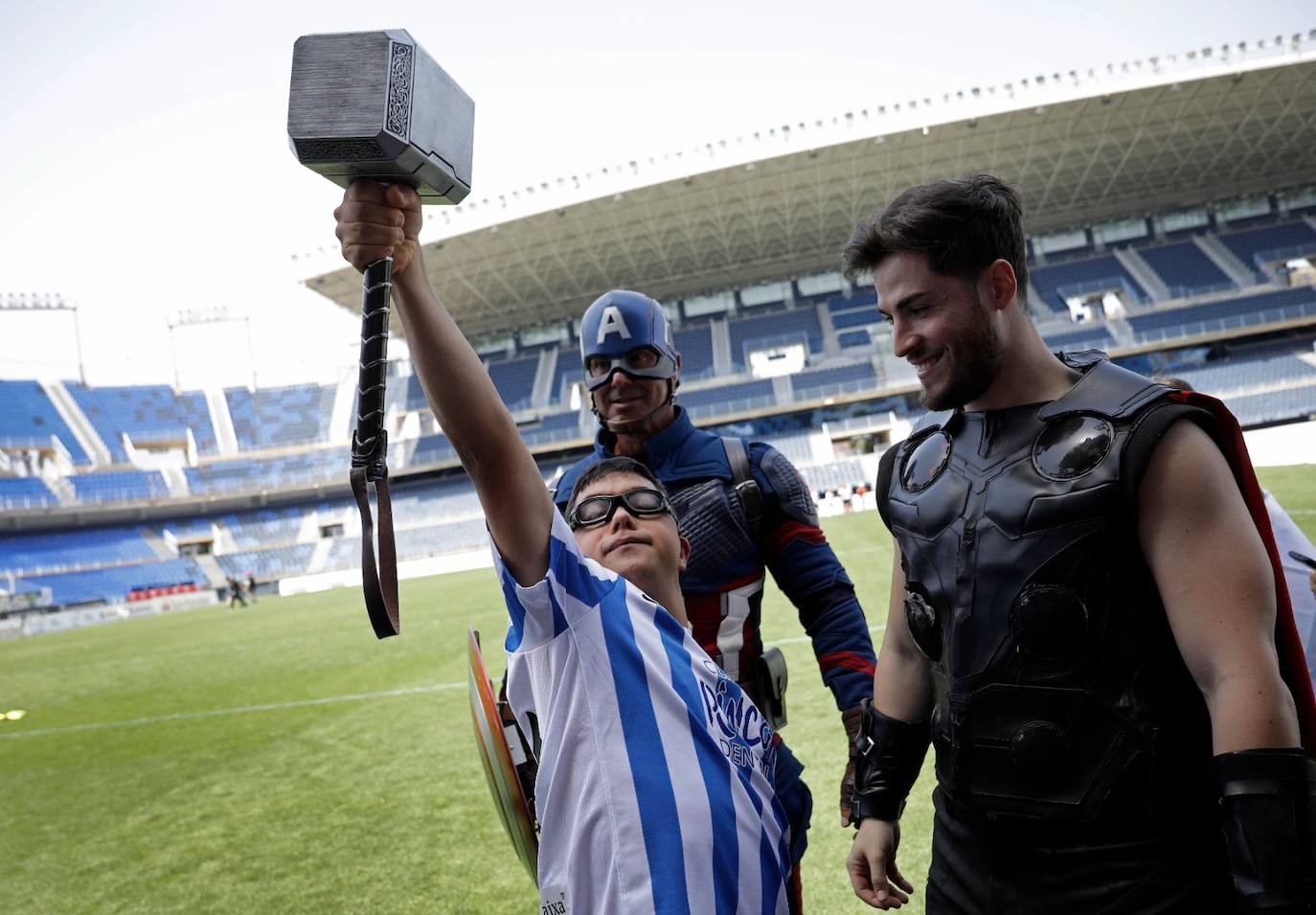 El acceso será gratuito al estadio malaguista durante los 27 partidos previstos este fin de semana 