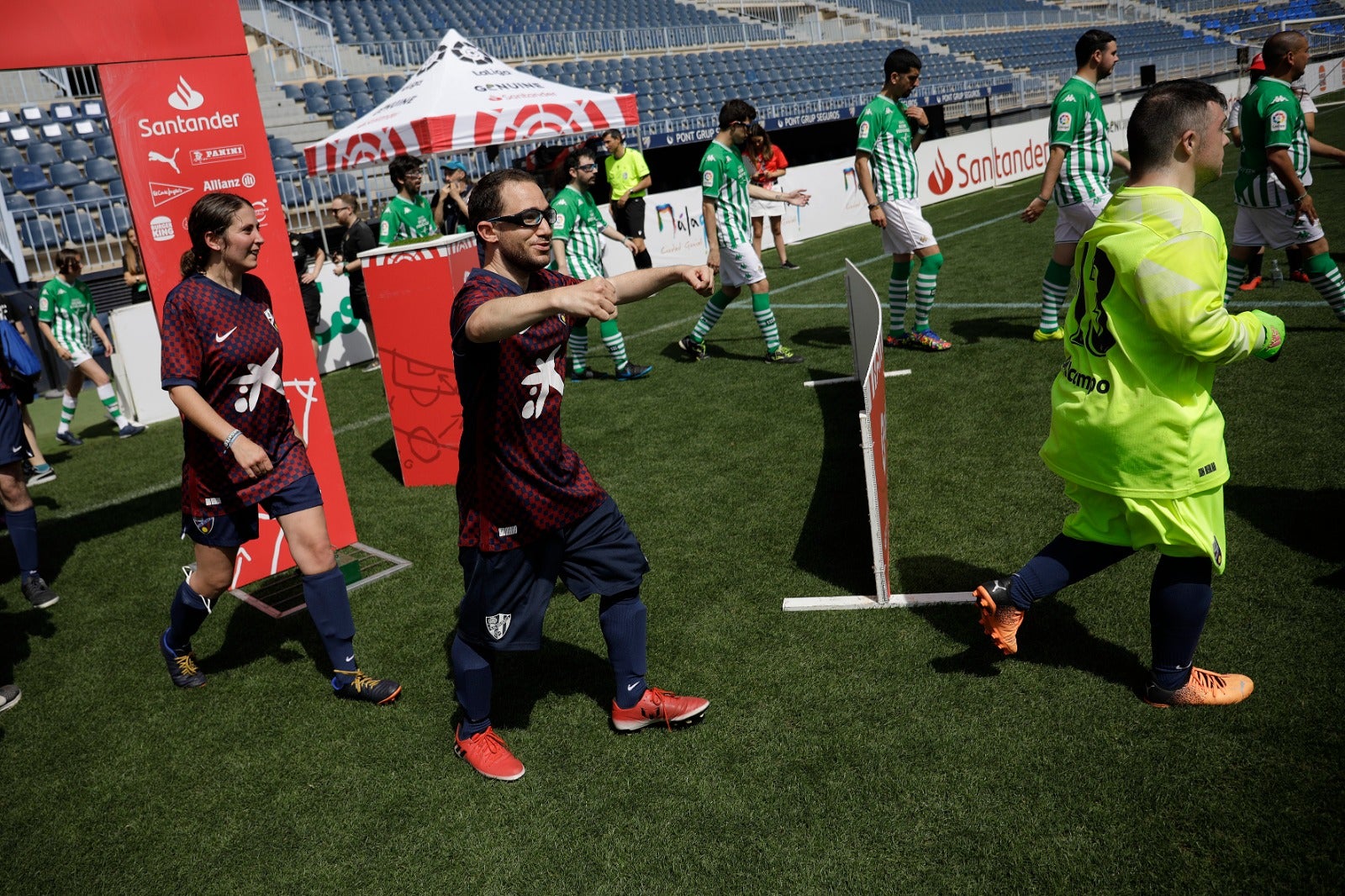 El acceso será gratuito al estadio malaguista durante los 27 partidos previstos este fin de semana 