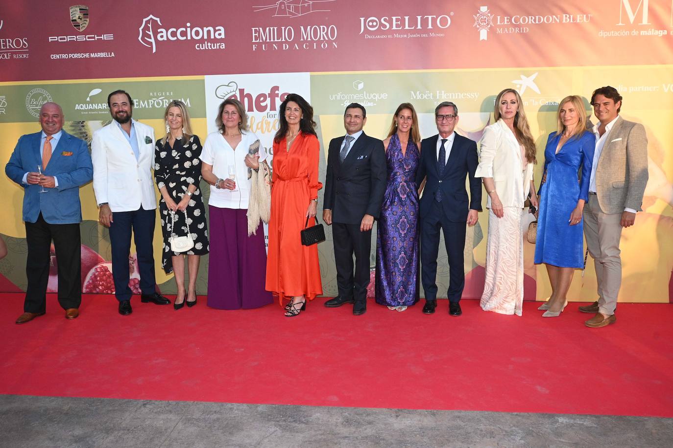 Los chefs malagueños con estrella Michelin han sido los encargados de preparar un menú de ocho pases con los mejores productos 