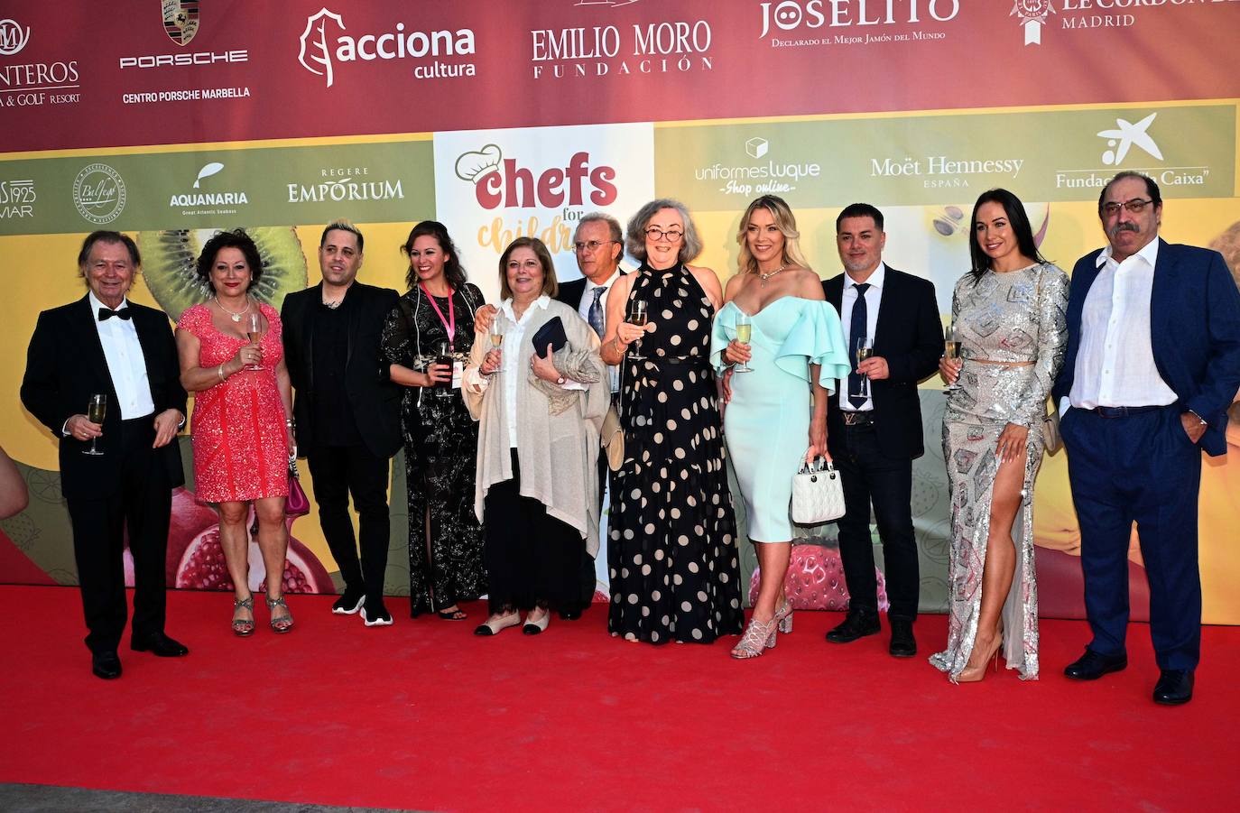 Los chefs malagueños con estrella Michelin han sido los encargados de preparar un menú de ocho pases con los mejores productos 