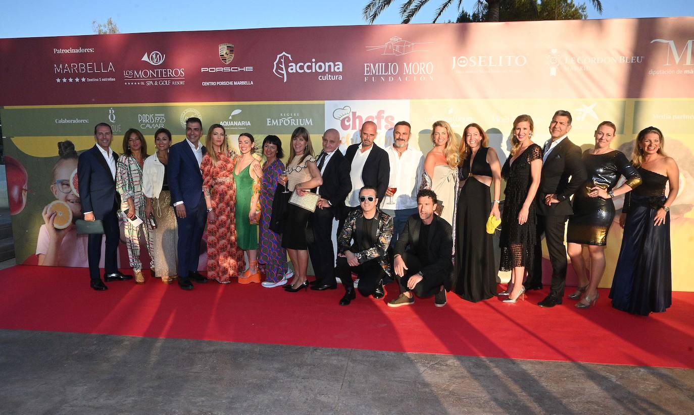 Los chefs malagueños con estrella Michelin han sido los encargados de preparar un menú de ocho pases con los mejores productos 