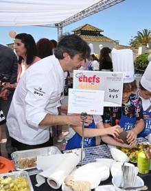 Imagen secundaria 2 - Diversión y alimentación saludable en los talleres de Chefs for Children celebrados en Marbella