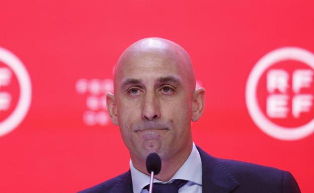 El presidente de la FEF, Luis Rubiales. 