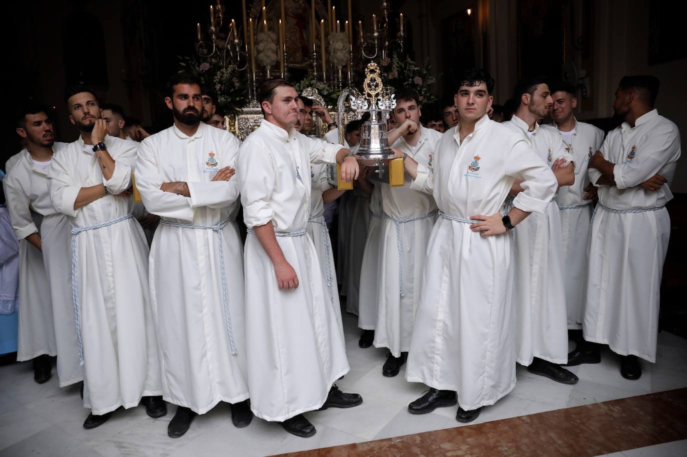 La Virgen de Araceli realiza su primera salida anual en mayo. 