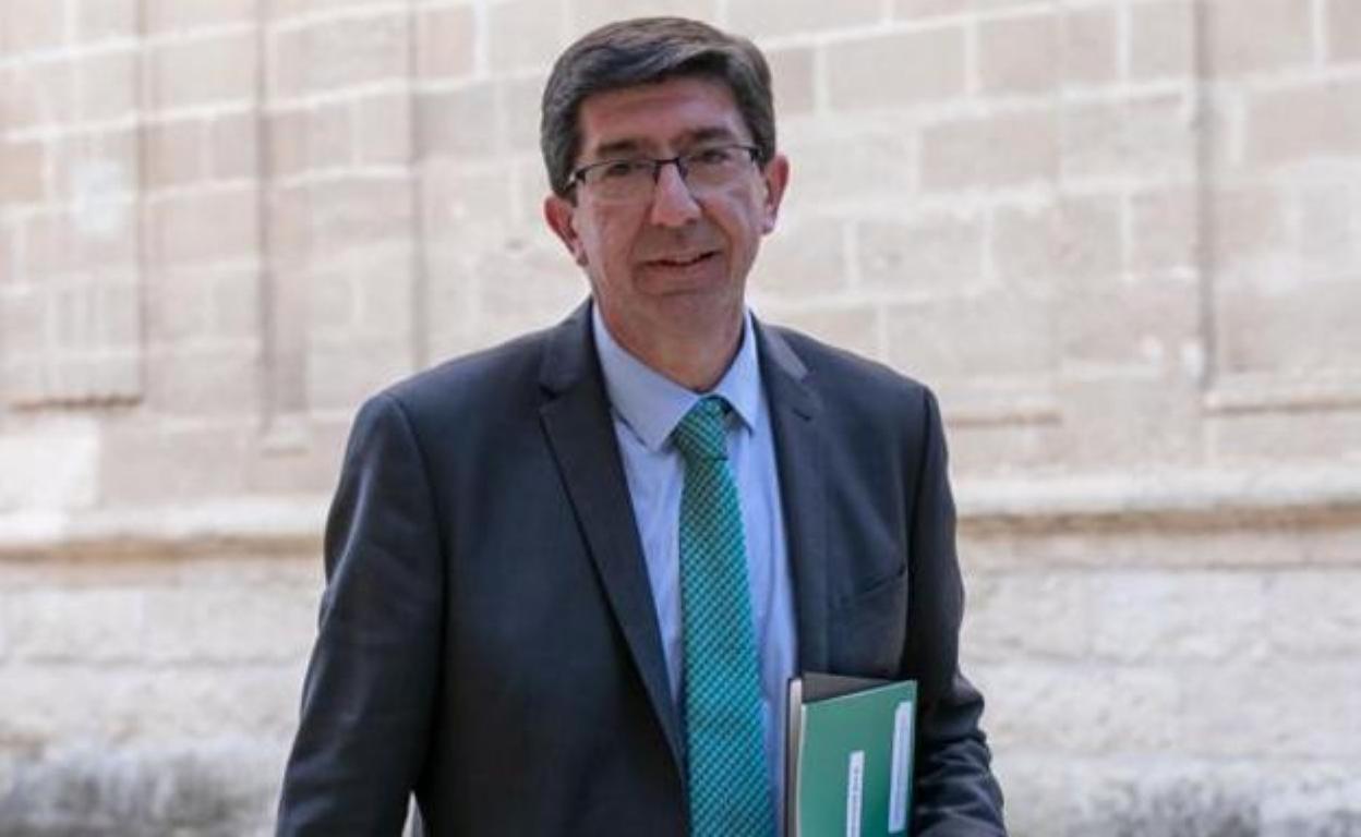 El candidato de Cs, Juan Marín. sur