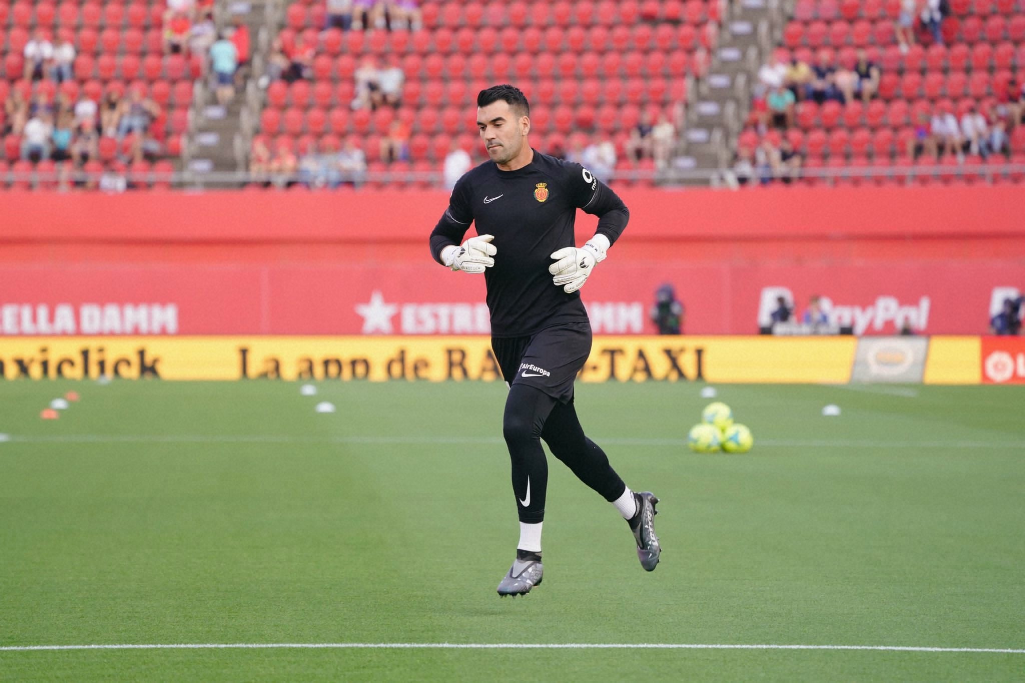 Manolo Reina, en un partido reciente con el Mallorca.