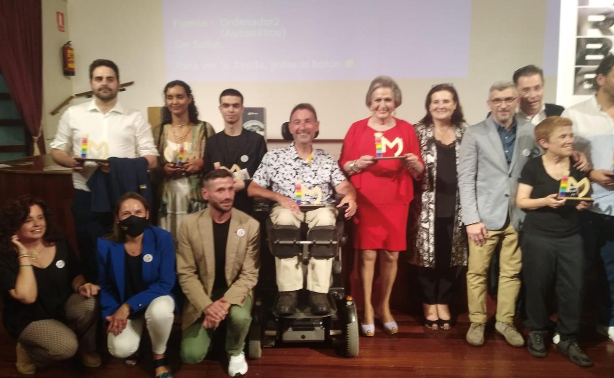 Imagen de los premiados, en el acto celebrado en Torremolinos. 