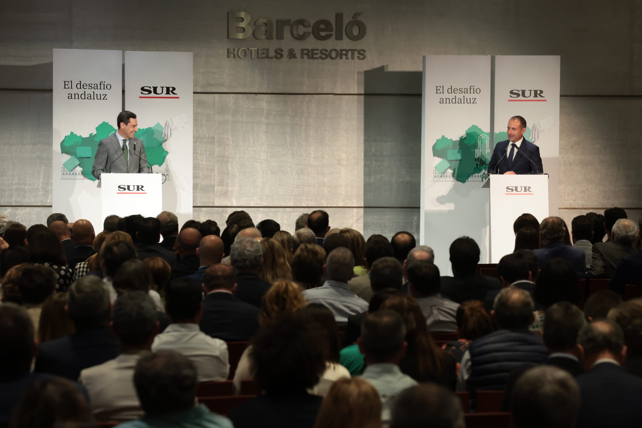 El presidente de la Junta ha anunciado en este foro organizado por SUR que Málaga contará en 2023 con un nuevo hospital público: el Pascual 