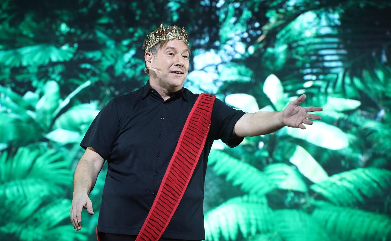 Carlos Latre, en uno de sus espectáculos de 'One Man Show', que llega este jueves a Málaga. 