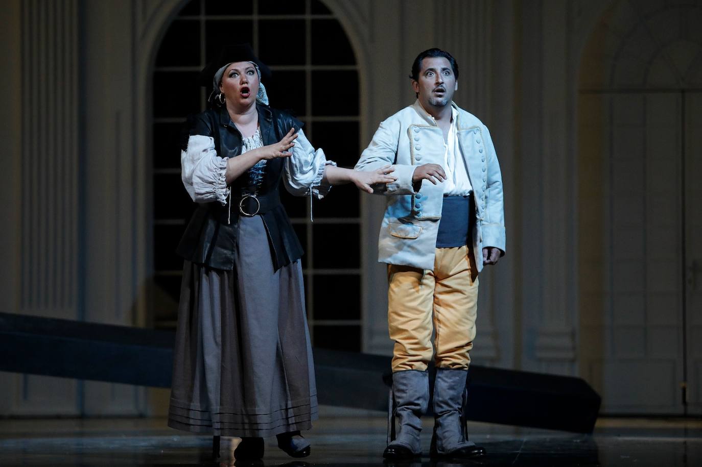 Ensayos de Il Trovatore en el Cervantes. 