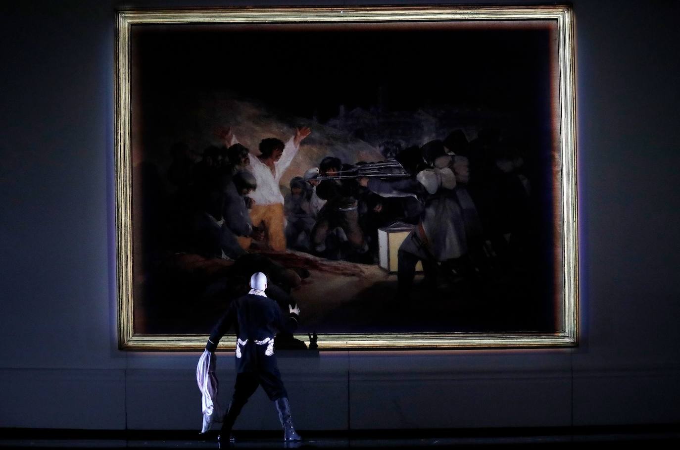 Ensayos de Il Trovatore en el Cervantes. 