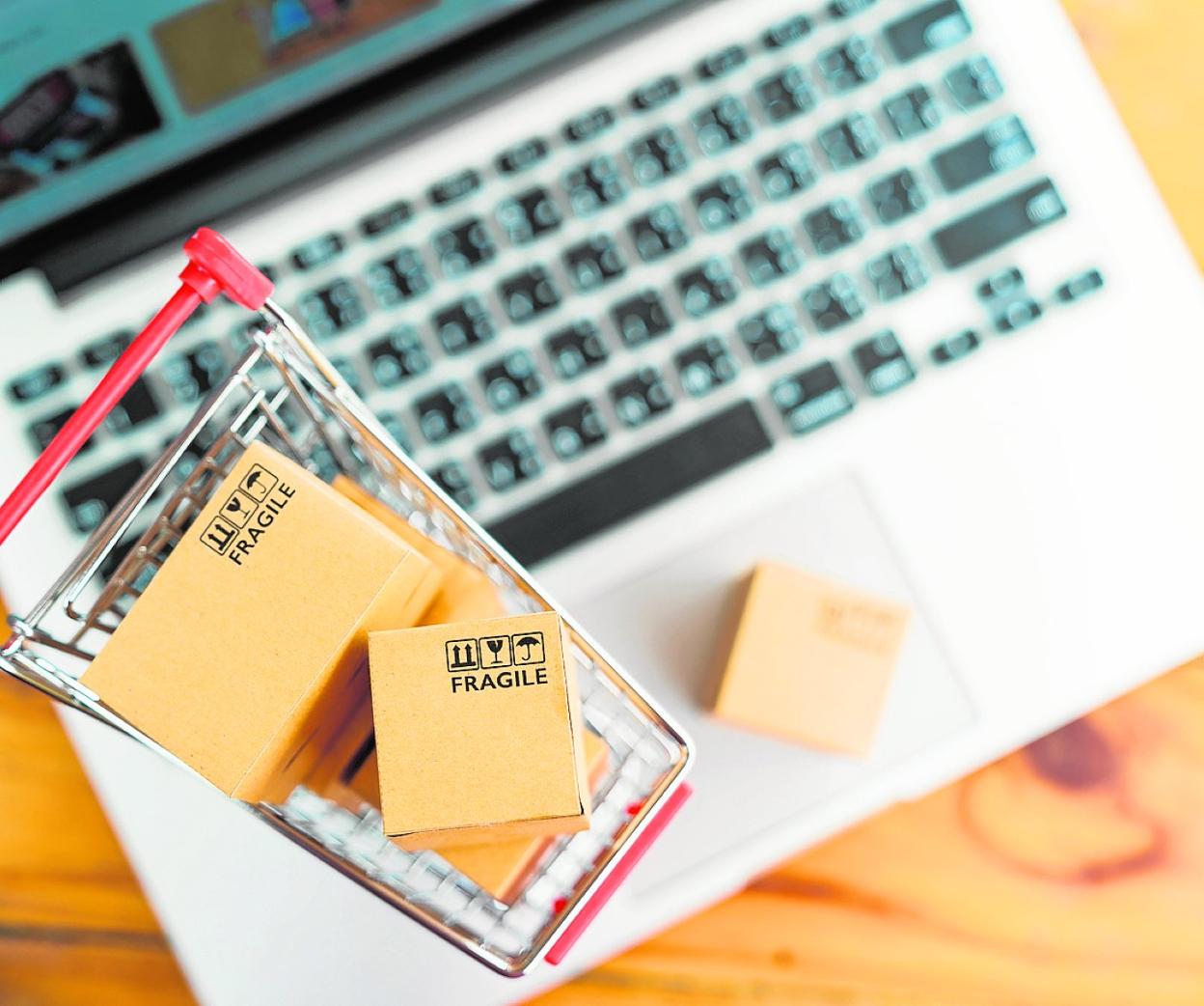 El comercio 'on line' no ha dejado de crecer en los dos últimos años con la pandemia del Covid-19. sur