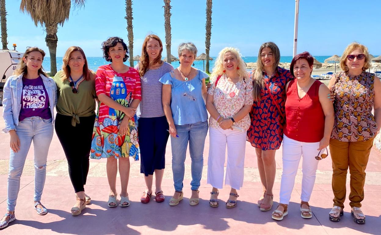 Por Andalucía ha hecho campaña este viernes en el paseo marítimo de Pedregalejo.