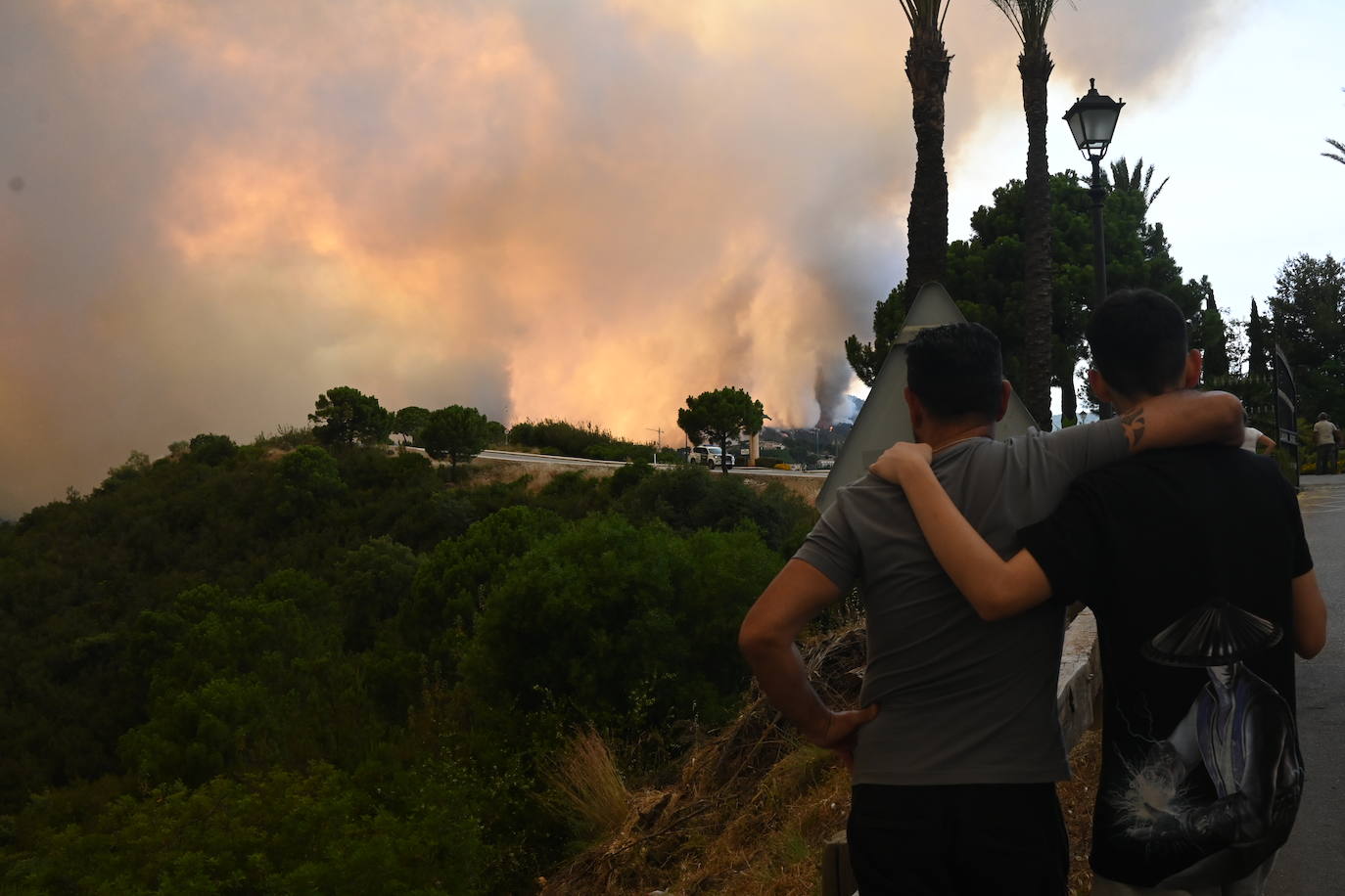 Las llamas vuelven a la zona de Pujerra y Sierra Bermeja. 