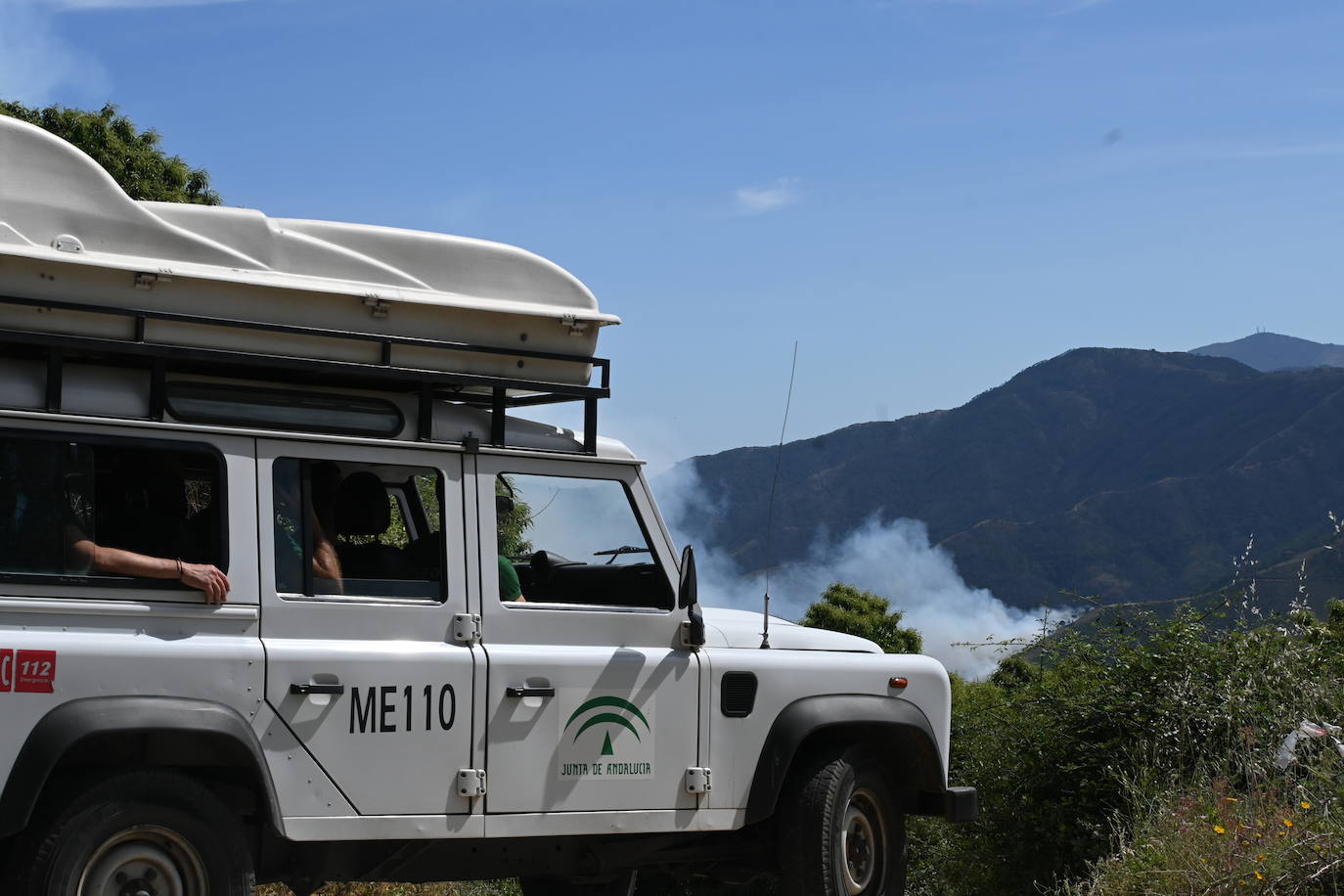 Las llamas vuelven a la zona de Pujerra y Sierra Bermeja. 