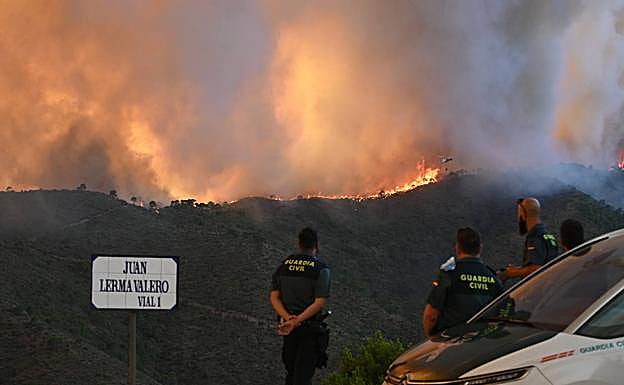 Ordenan desalojar el casco urbano de Benahavís y varias urbanizaciones