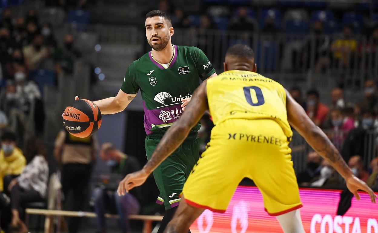 Jaime Fernández, durante el encuentro ante el Andorra.