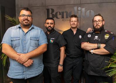 Imagen secundaria 1 - El comedor de Bendito, y el núcleo duro del equipo de cocina y sala