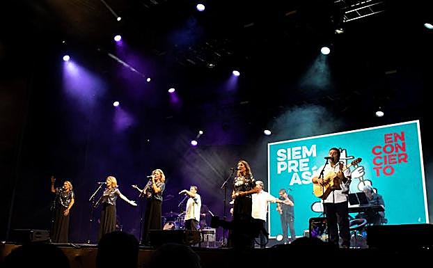 Siempre Así, en concierto. 