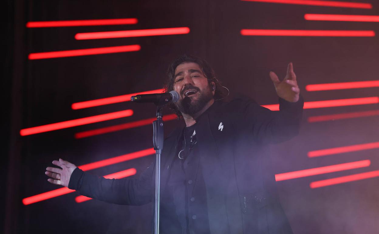 Antonio Orozco, en un momento del concierto.