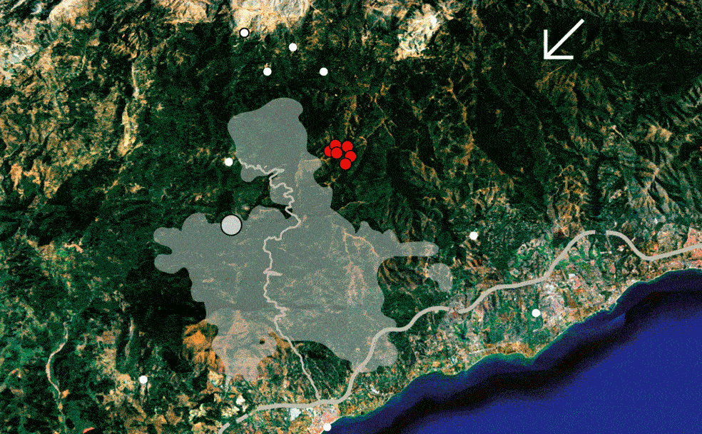 Incendio Costa del Sol: Gráfico: así ha evolucionado el incendio en Sierra Bermeja