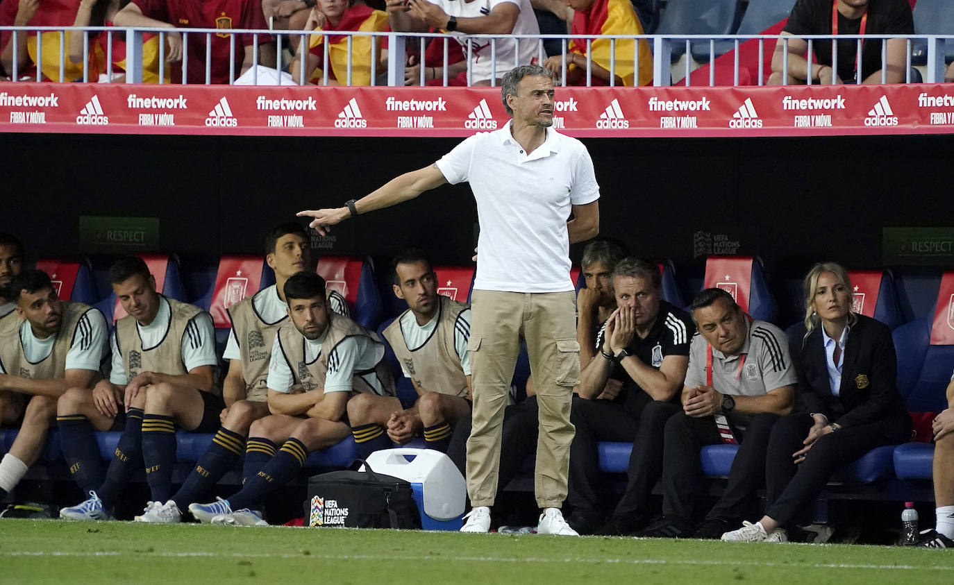 La Rosaleda, llena para ver a La Roja en este partido de Liga de Naciones