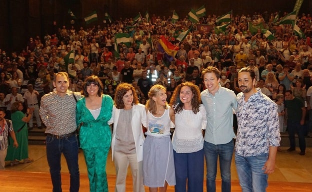 Por Andalucía ha reunido a más de un millar de personas en Málaga este domingo. 