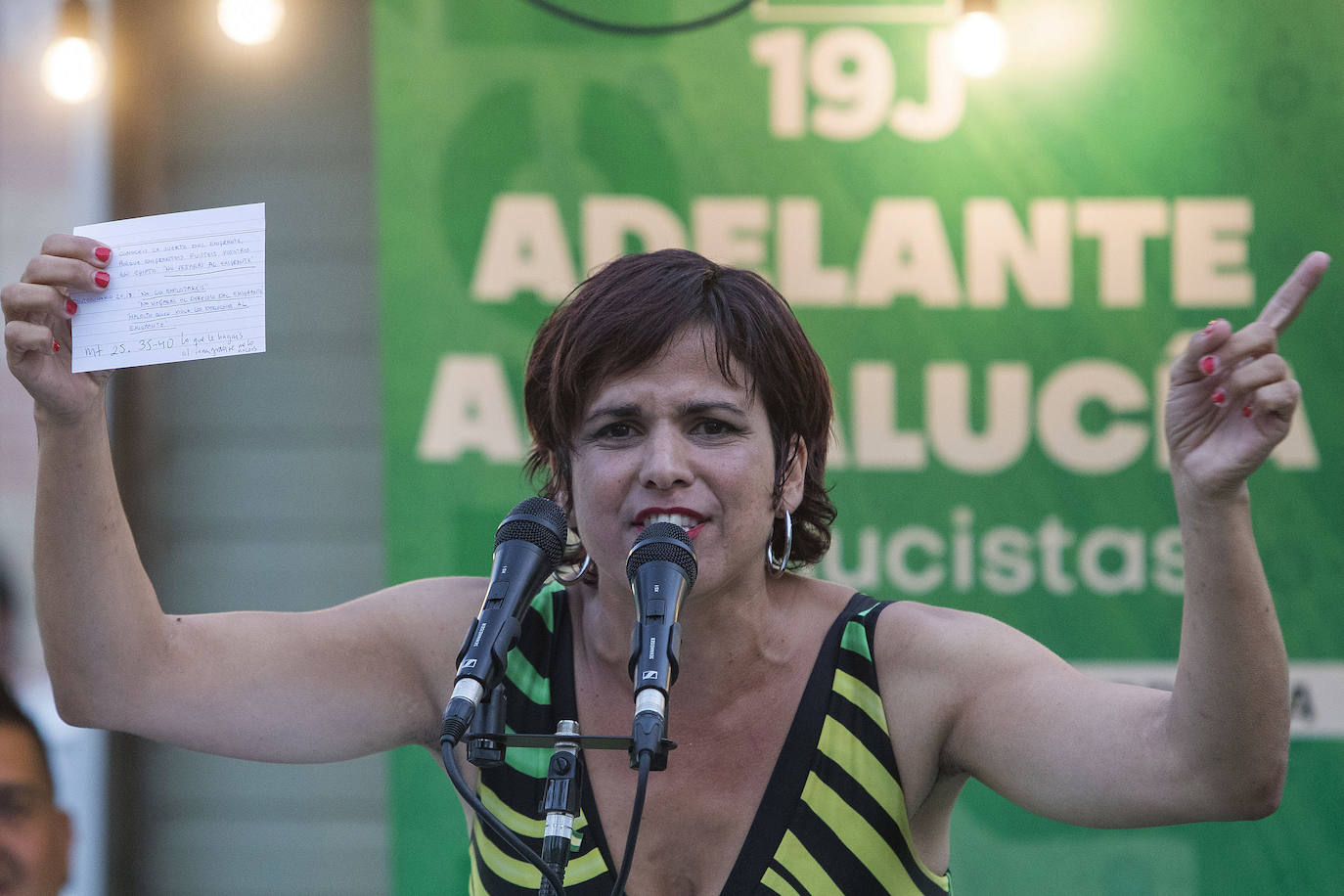 Elecciones Andalucía 2022: Teresa Rodríguez y su mensaje andalucista: «Nuestros escaños no cotizan en Madrid»