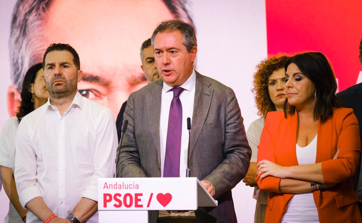 El candidato del PSOE-A, Juan Espadas.