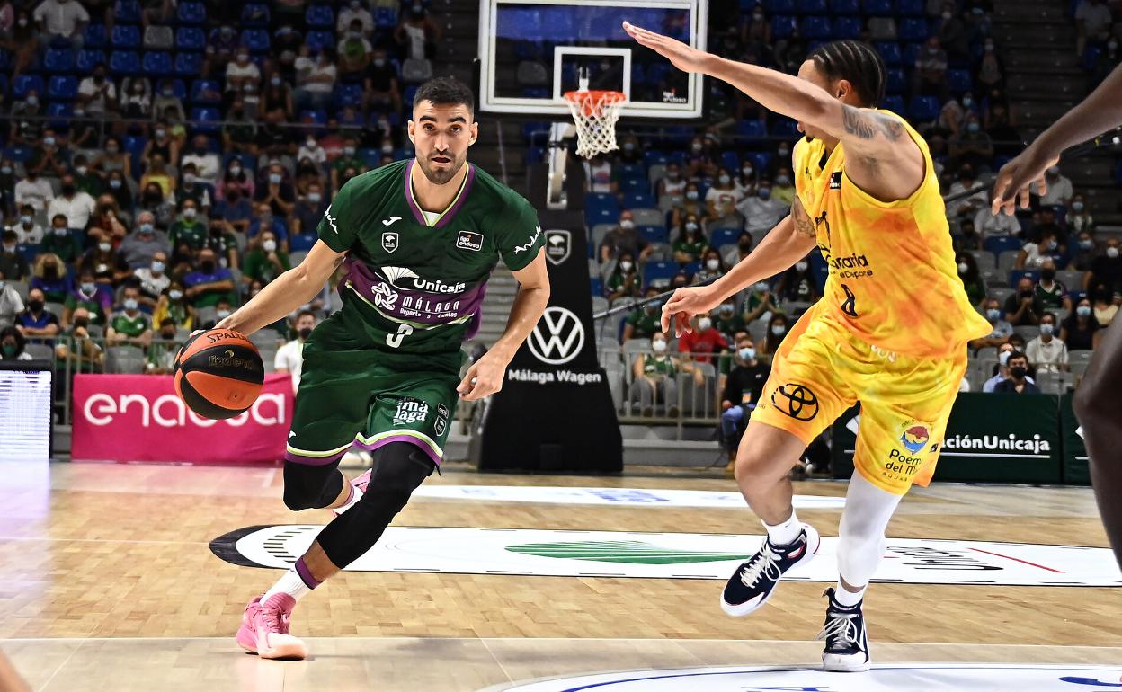 Jaime Fernández, en un partido entre el Unicaja y el Gran Canaria. 