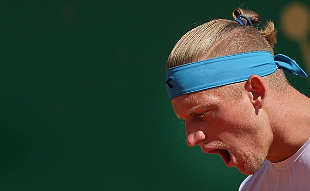 Davidovich, con su 'looh' de mohicano en un partido reciente. 