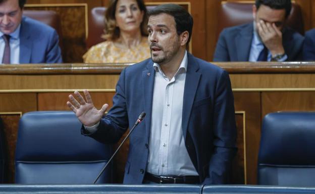 Alberto Grazón, el pasado miércoles en el Congreso. 