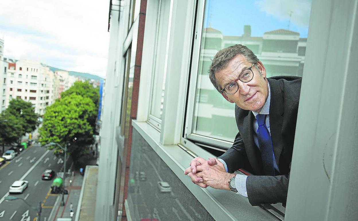 El presidente del Partido Popular visitó Bilbao el pasado jueves para reuinirse con la cúpula del PP vasco y con el Círculo de Empresarios Vascos. 