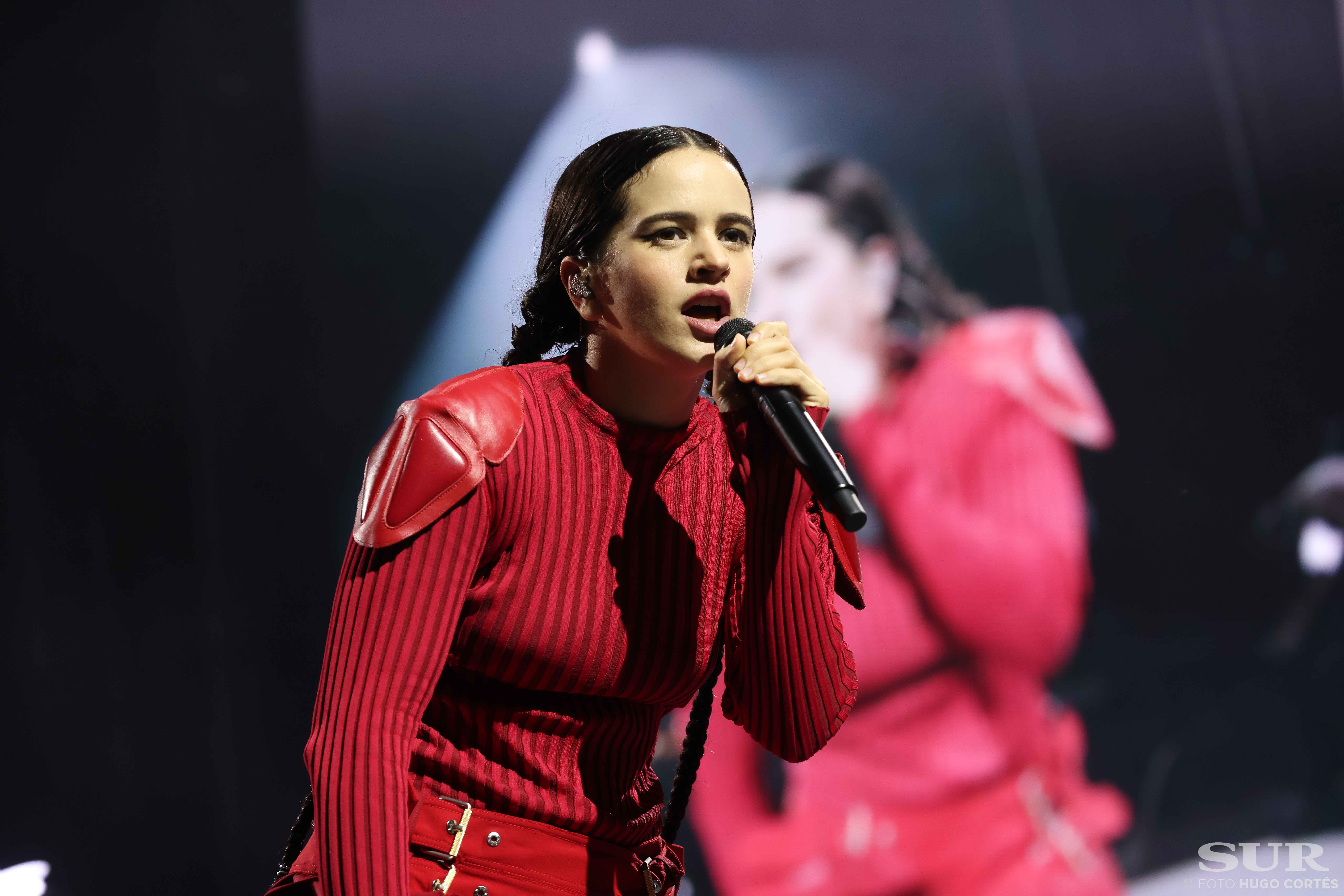 Rosalía ha actuado en Fuengirola. 