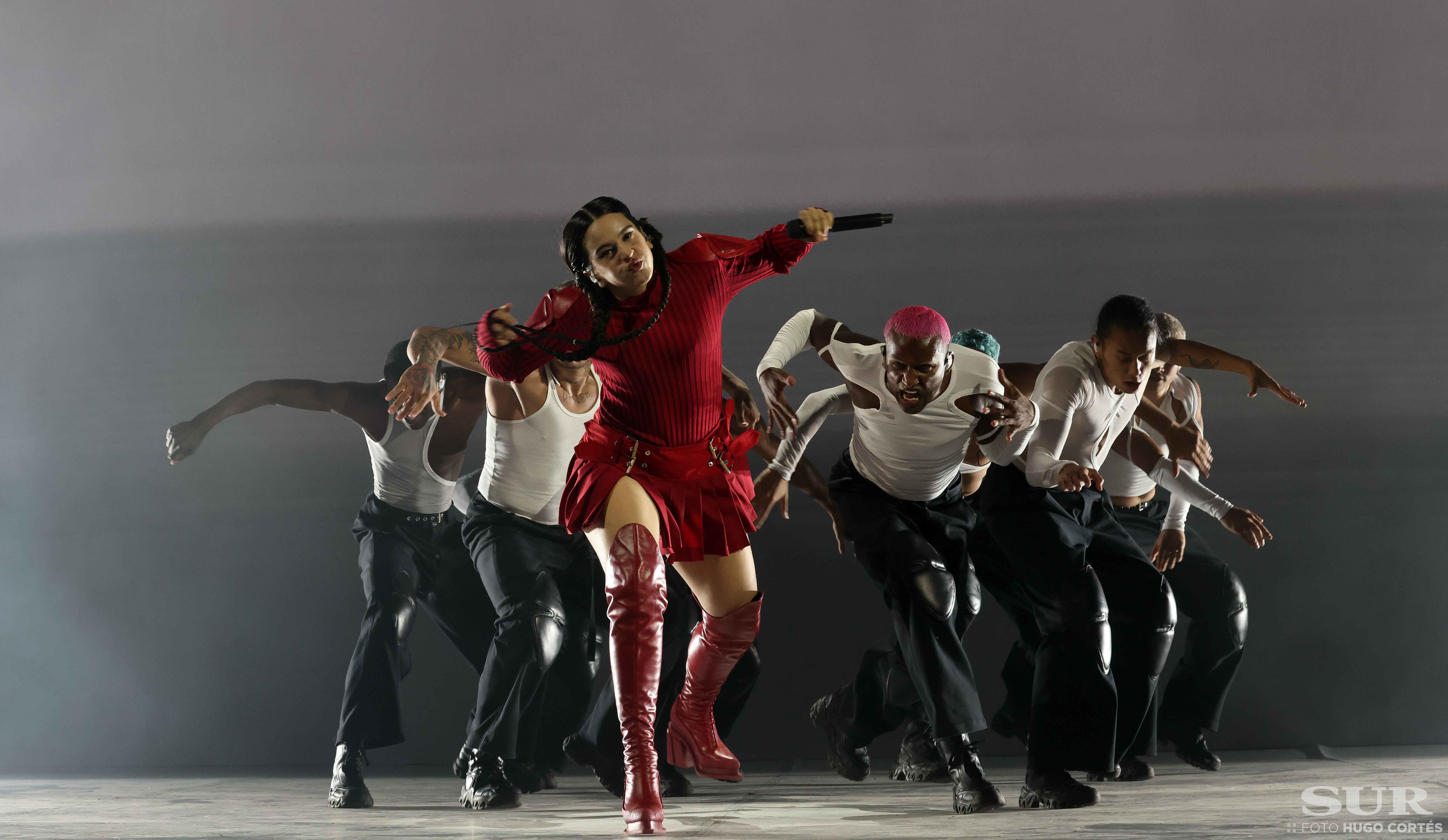 Rosalía ha actuado en Fuengirola. 