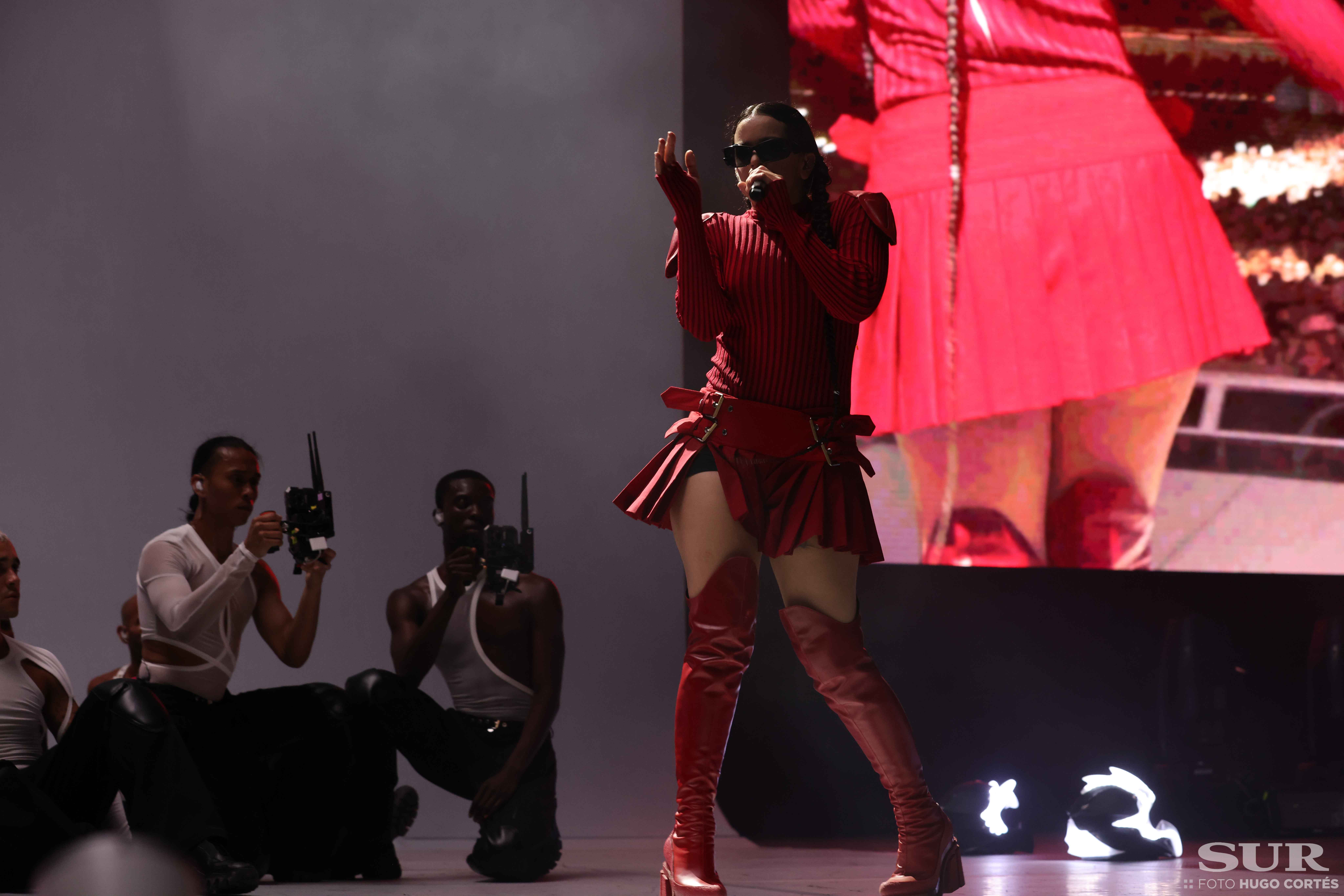 Rosalía ha actuado en Fuengirola. 