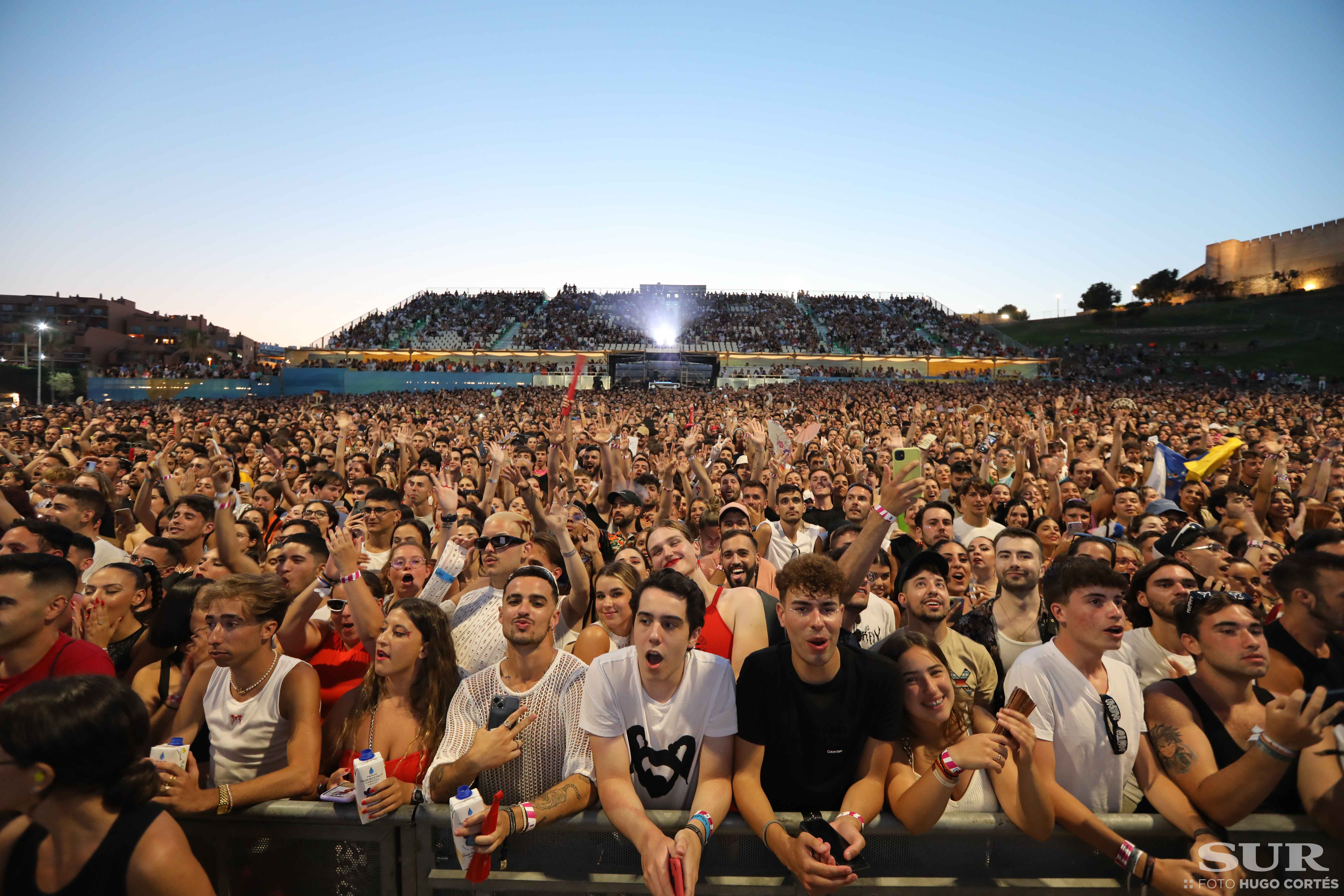 Rosalía ha actuado en Fuengirola. 