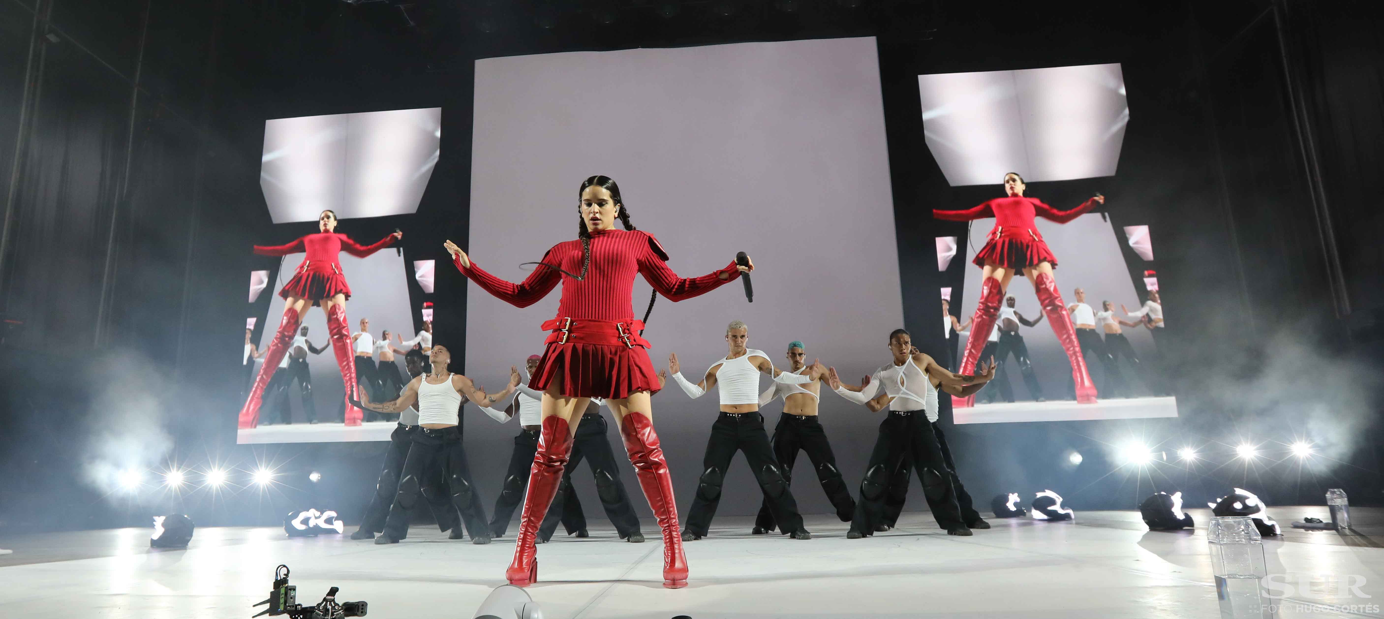 Rosalía ha actuado en Fuengirola. 