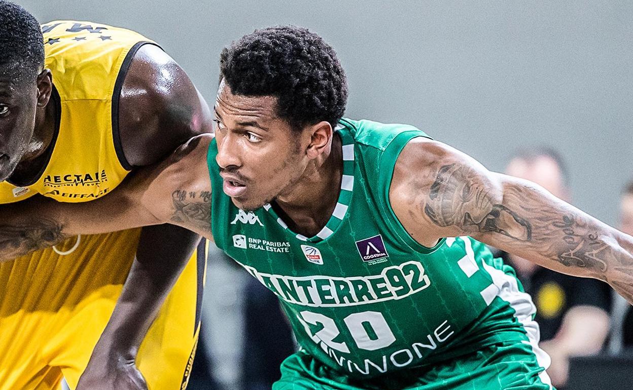 Thomas Wimbush, durante un encuentro con el Nanterre esta temporada. 