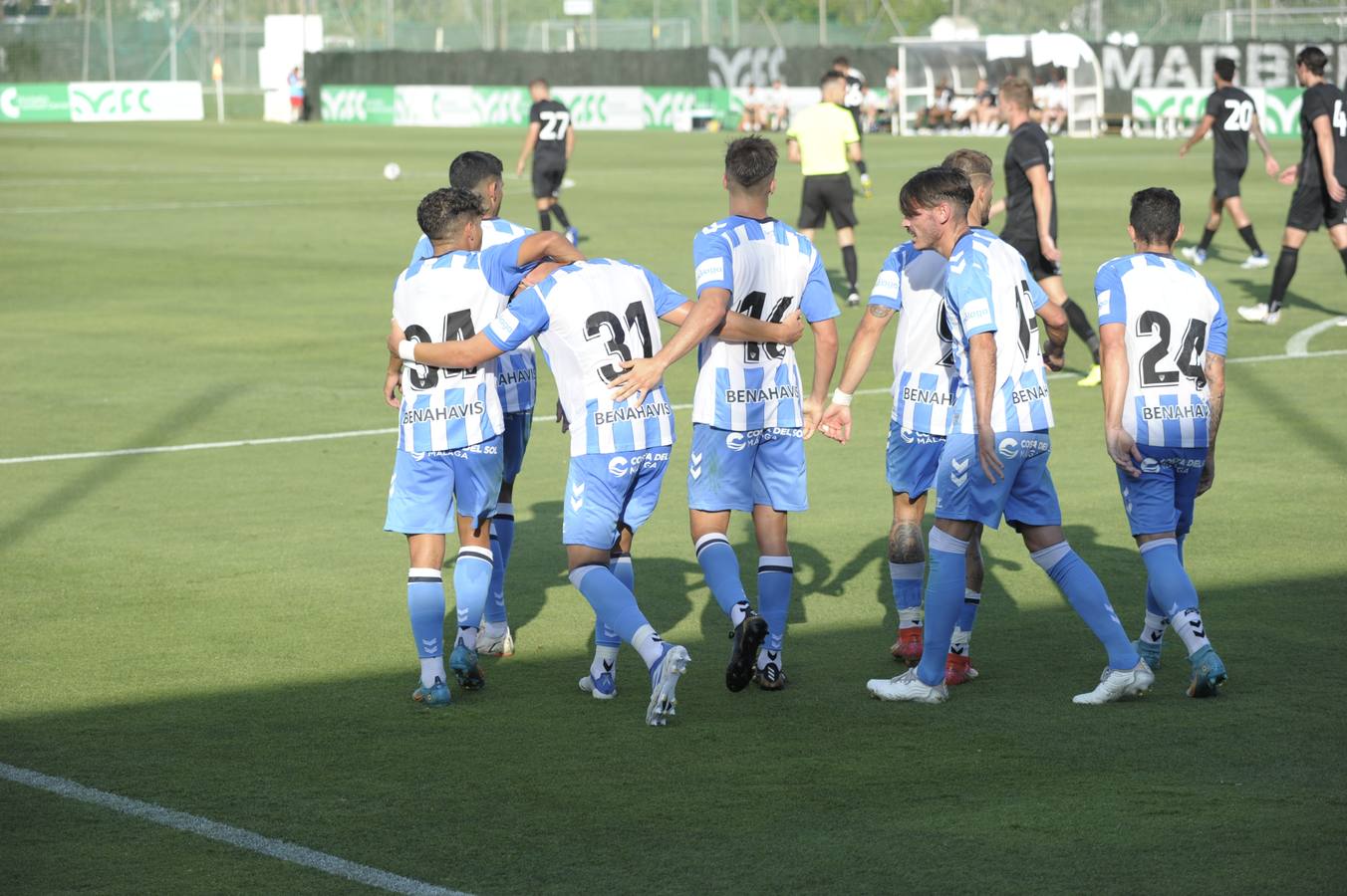 El Málaga ha jugado contra el Hull City en Marbella. 