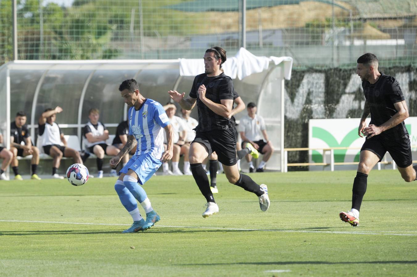 El Málaga ha jugado contra el Hull City. 