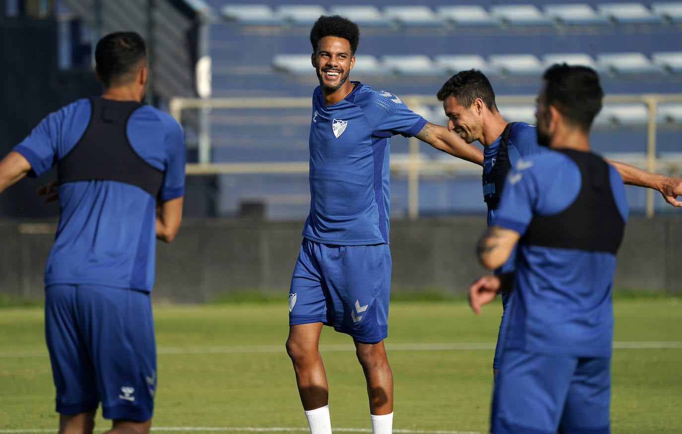 Fotos: Las fotos del entrenamiento del Málaga con Esteban Burgos, Álex Gallar, Ramalho y Rubén Yáñez