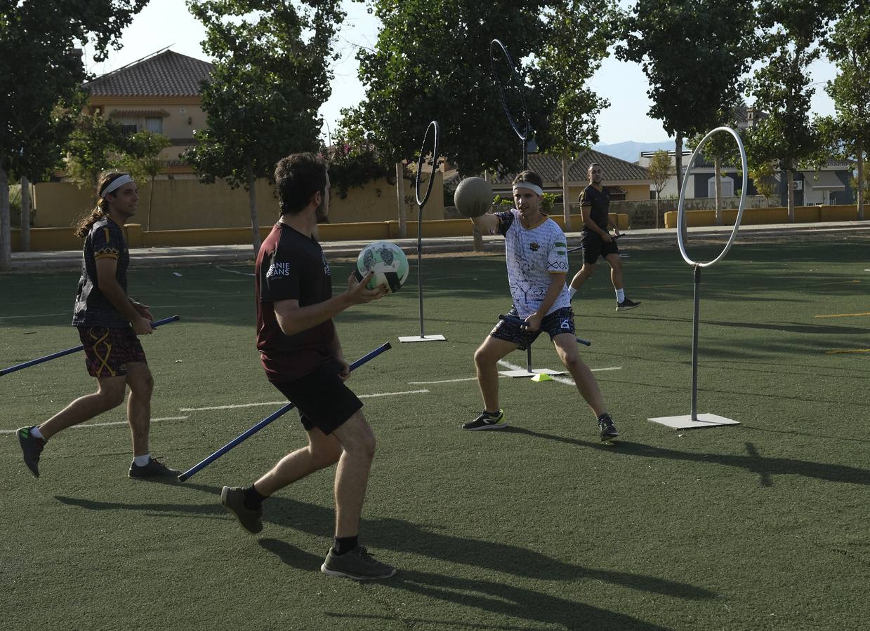 Los malagueños que representarán a España en el europeo de quidditch. 