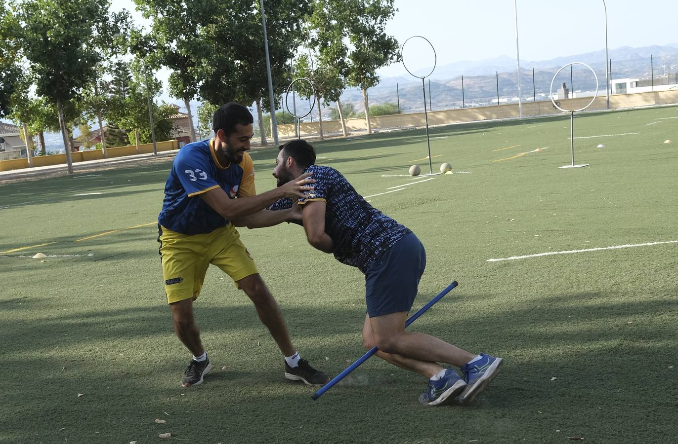 Los malagueños que representarán a España en el europeo de quidditch. 