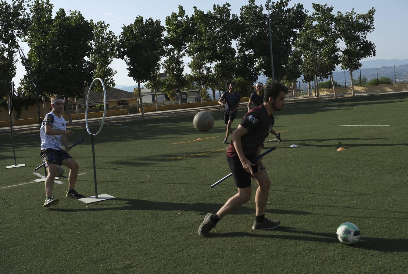 Los malagueños que representarán a España en el europeo de quidditch. 