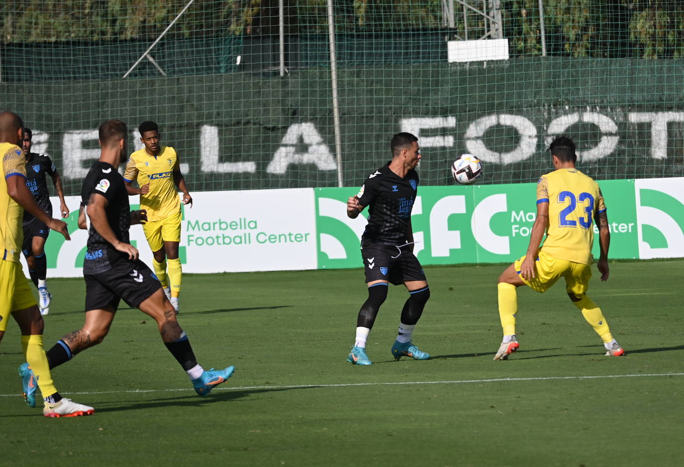 El Málaga pierde con el Cádiz en Marbella (0-2)