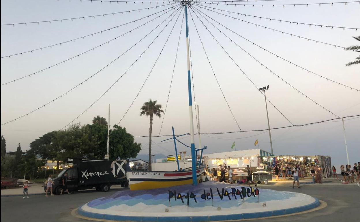 Imagen del recinto ferial de Torre del Mar. 