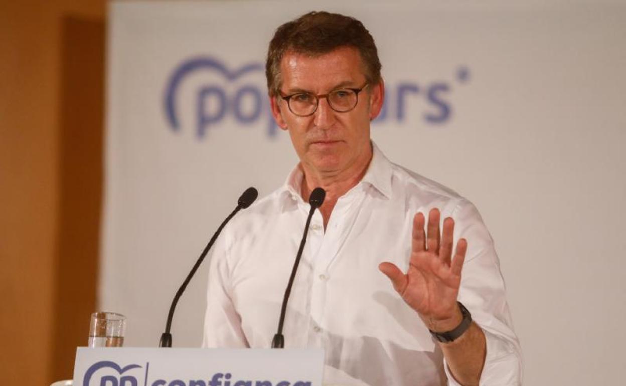 Alberto Núñez Feijóo. 