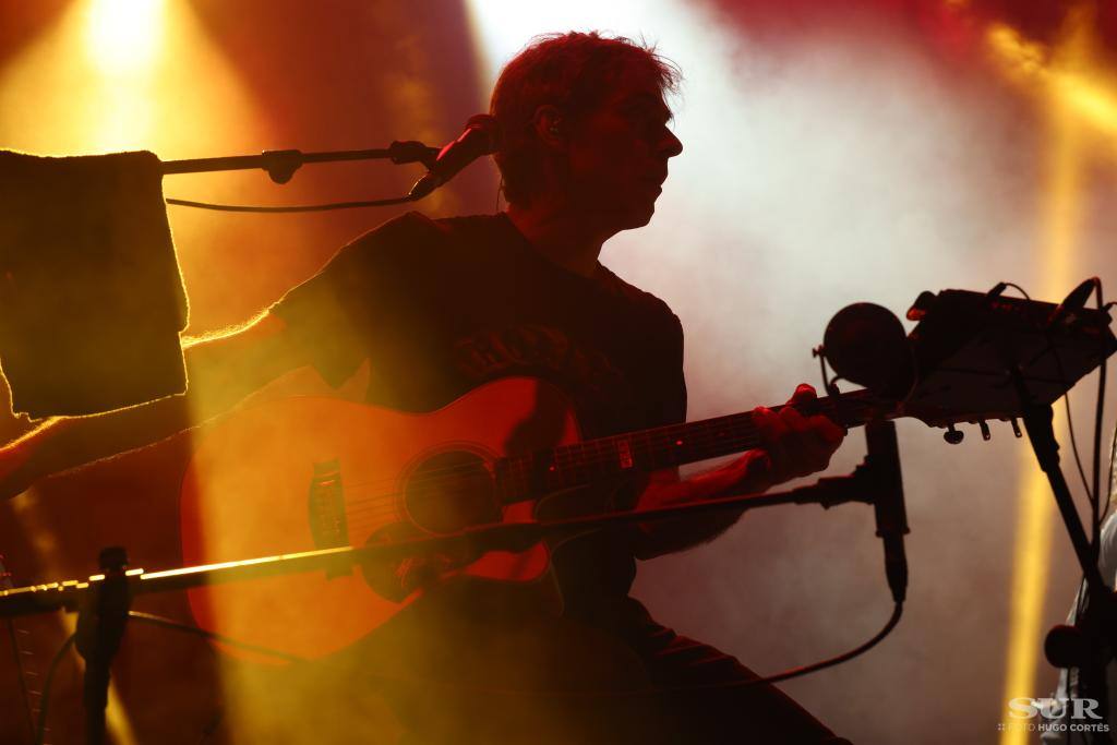 El cantante Miguel Ríos actúa en Málaga. 